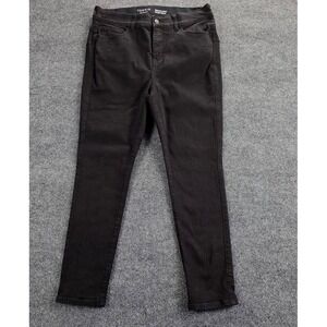 Torrid Bombshell Skinny Premium Stretch Black Jeans Plus Size 16R High‎ Rise
